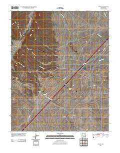 Optimo New Mexico Historical topographic map, 1:24000 scale, 7.5 X 7.5 Minute, Year 2010