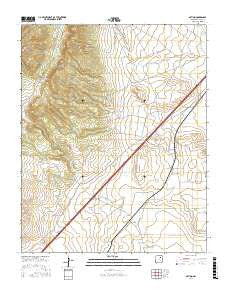 Optimo New Mexico Current topographic map, 1:24000 scale, 7.5 X 7.5 Minute, Year 2017