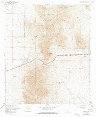 Organ New Mexico Historical topographic map, 1:24000 scale, 7.5 X 7.5 Minute, Year 1955