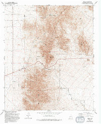 Organ New Mexico Historical topographic map, 1:24000 scale, 7.5 X 7.5 Minute, Year 1955