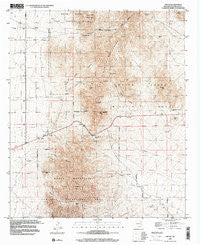 Organ New Mexico Historical topographic map, 1:24000 scale, 7.5 X 7.5 Minute, Year 1996