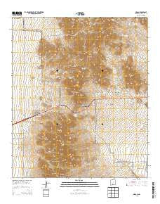 Organ New Mexico Historical topographic map, 1:24000 scale, 7.5 X 7.5 Minute, Year 2013