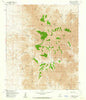 Organ Peak New Mexico Historical topographic map, 1:24000 scale, 7.5 X 7.5 Minute, Year 1955
