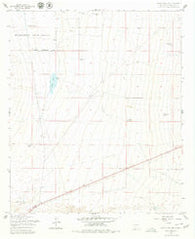 Organ Peak NW New Mexico Historical topographic map, 1:24000 scale, 7.5 X 7.5 Minute, Year 1955