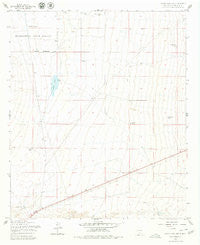 Organ Peak NW New Mexico Historical topographic map, 1:24000 scale, 7.5 X 7.5 Minute, Year 1955