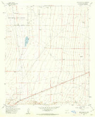 Organ Peak NW New Mexico Historical topographic map, 1:24000 scale, 7.5 X 7.5 Minute, Year 1955