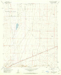 Organ Peak NW New Mexico Historical topographic map, 1:24000 scale, 7.5 X 7.5 Minute, Year 1955