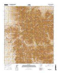 Organ Peak New Mexico Current topographic map, 1:24000 scale, 7.5 X 7.5 Minute, Year 2017