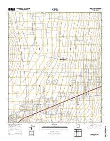 Organ Peak NW New Mexico Historical topographic map, 1:24000 scale, 7.5 X 7.5 Minute, Year 2013