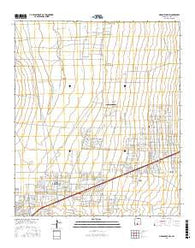 Organ Peak NW New Mexico Current topographic map, 1:24000 scale, 7.5 X 7.5 Minute, Year 2017