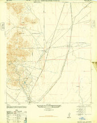 Orogrande North New Mexico Historical topographic map, 1:24000 scale, 7.5 X 7.5 Minute, Year 1947