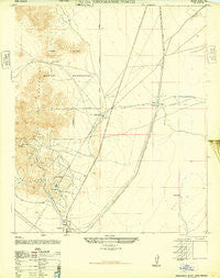 Orogrande North New Mexico Historical topographic map, 1:24000 scale, 7.5 X 7.5 Minute, Year 1947