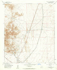 Orogrande North New Mexico Historical topographic map, 1:24000 scale, 7.5 X 7.5 Minute, Year 1955