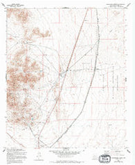 Orogrande North New Mexico Historical topographic map, 1:24000 scale, 7.5 X 7.5 Minute, Year 1955