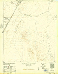 Orogrande South New Mexico Historical topographic map, 1:24000 scale, 7.5 X 7.5 Minute, Year 1948
