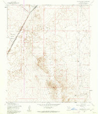 Orogrande South New Mexico Historical topographic map, 1:24000 scale, 7.5 X 7.5 Minute, Year 1955