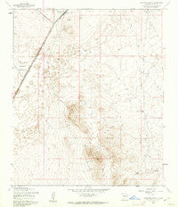 Orogrande South New Mexico Historical topographic map, 1:24000 scale, 7.5 X 7.5 Minute, Year 1955