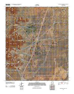 Orogrande North New Mexico Historical topographic map, 1:24000 scale, 7.5 X 7.5 Minute, Year 2010