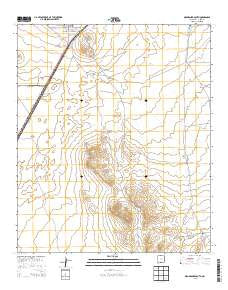 Orogrande South New Mexico Historical topographic map, 1:24000 scale, 7.5 X 7.5 Minute, Year 2013