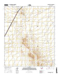 Orogrande South New Mexico Current topographic map, 1:24000 scale, 7.5 X 7.5 Minute, Year 2017