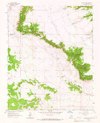 Ortega Tank New Mexico Historical topographic map, 1:24000 scale, 7.5 X 7.5 Minute, Year 1964