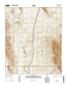 Oscura New Mexico Historical topographic map, 1:24000 scale, 7.5 X 7.5 Minute, Year 2013