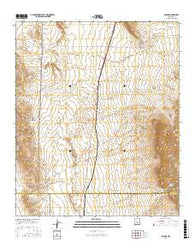 Oscura New Mexico Current topographic map, 1:24000 scale, 7.5 X 7.5 Minute, Year 2017