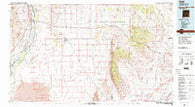 Oscura Mountains New Mexico Historical topographic map, 1:100000 scale, 30 X 60 Minute, Year 1982