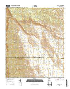 Oscura Peak New Mexico Historical topographic map, 1:24000 scale, 7.5 X 7.5 Minute, Year 2013