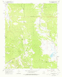 Osha Mountain New Mexico Historical topographic map, 1:24000 scale, 7.5 X 7.5 Minute, Year 1965