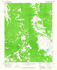 Osha Mountain New Mexico Historical topographic map, 1:24000 scale, 7.5 X 7.5 Minute, Year 1965