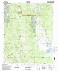 Osha Mountain New Mexico Historical topographic map, 1:24000 scale, 7.5 X 7.5 Minute, Year 1995