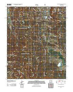 Osha Mountain New Mexico Historical topographic map, 1:24000 scale, 7.5 X 7.5 Minute, Year 2011