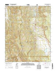 Osha Mountain New Mexico Current topographic map, 1:24000 scale, 7.5 X 7.5 Minute, Year 2013