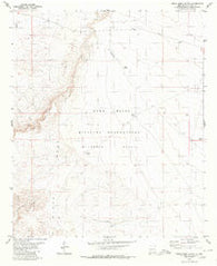 Otero Mesa North New Mexico Historical topographic map, 1:24000 scale, 7.5 X 7.5 Minute, Year 1980