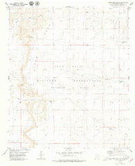 Otero Mesa South New Mexico Historical topographic map, 1:24000 scale, 7.5 X 7.5 Minute, Year 1979