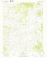 Otero Store New Mexico Historical topographic map, 1:24000 scale, 7.5 X 7.5 Minute, Year 1963