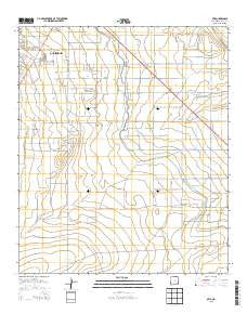 Otis New Mexico Historical topographic map, 1:24000 scale, 7.5 X 7.5 Minute, Year 2013