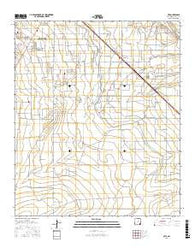 Otis New Mexico Current topographic map, 1:24000 scale, 7.5 X 7.5 Minute, Year 2017