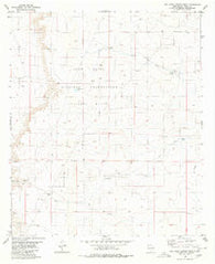 Owl Tank Canyon East New Mexico Historical topographic map, 1:24000 scale, 7.5 X 7.5 Minute, Year 1980