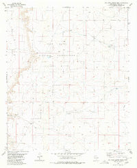 Owl Tank Canyon East New Mexico Historical topographic map, 1:24000 scale, 7.5 X 7.5 Minute, Year 1980