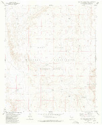Owl Tank Canyon West New Mexico Historical topographic map, 1:24000 scale, 7.5 X 7.5 Minute, Year 1980