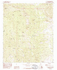 P A Mountain New Mexico Historical topographic map, 1:24000 scale, 7.5 X 7.5 Minute, Year 1985
