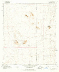 P O L Ranch New Mexico Historical topographic map, 1:24000 scale, 7.5 X 7.5 Minute, Year 1965