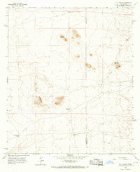 P O L Ranch New Mexico Historical topographic map, 1:24000 scale, 7.5 X 7.5 Minute, Year 1965