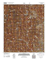 P A Mountain New Mexico Historical topographic map, 1:24000 scale, 7.5 X 7.5 Minute, Year 2011