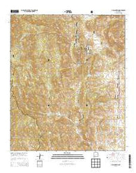 P A Mountain New Mexico Historical topographic map, 1:24000 scale, 7.5 X 7.5 Minute, Year 2013