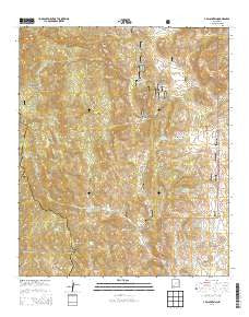 P A Mountain New Mexico Historical topographic map, 1:24000 scale, 7.5 X 7.5 Minute, Year 2013