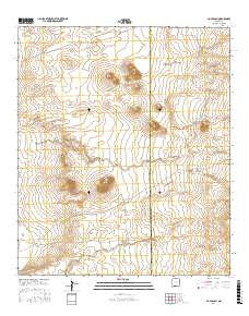 P O L Ranch New Mexico Current topographic map, 1:24000 scale, 7.5 X 7.5 Minute, Year 2017