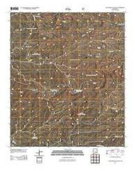 Packsaddle Canyon New Mexico Historical topographic map, 1:24000 scale, 7.5 X 7.5 Minute, Year 2011
